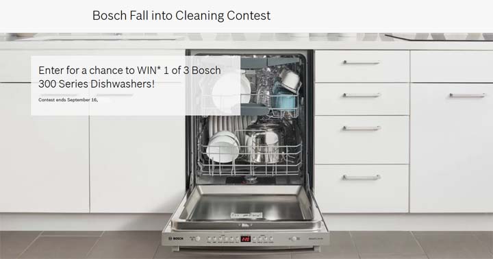 Bosch Fall into Cleaning Contest