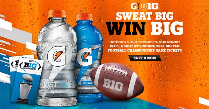 Gatorade Sweat Big - Win Big Sweepstakes