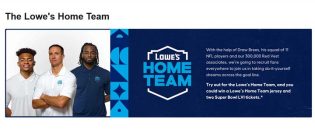 Lowe’s Home Team Contest