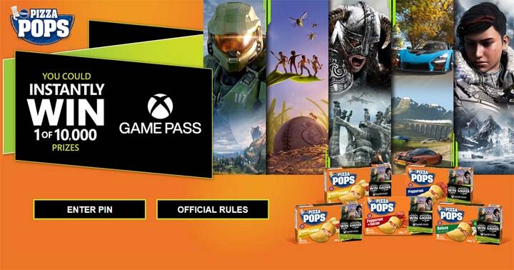 General Mills Pizza Pops Xbox Game Pass Contest