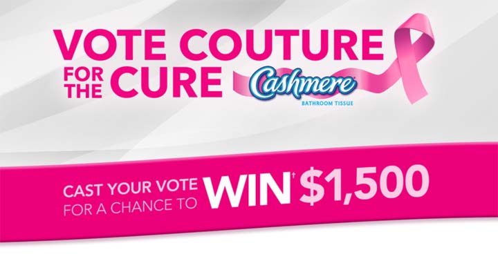 Cashmere Vote Couture for the Cure Contest