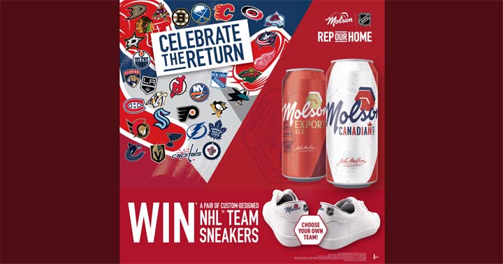 Molson Canadian/Export NHL Custom-Designed Team Sneakers Contest