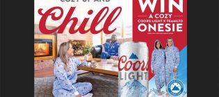 Coors Light Winter Cozy Up Onesie Contest