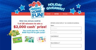 Hasbro Bring Home the Fun Contest