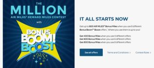 Million AIR MILES Reward Miles Contest