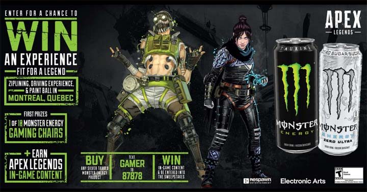 Monster Energy Chance to Win a Trip to Montreal Sweepstakes