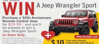 Brick 50th Anniversary with Jeep Contest