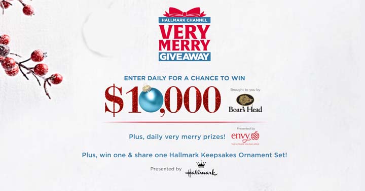 Hallmark Channel’s Very Merry Giveaway