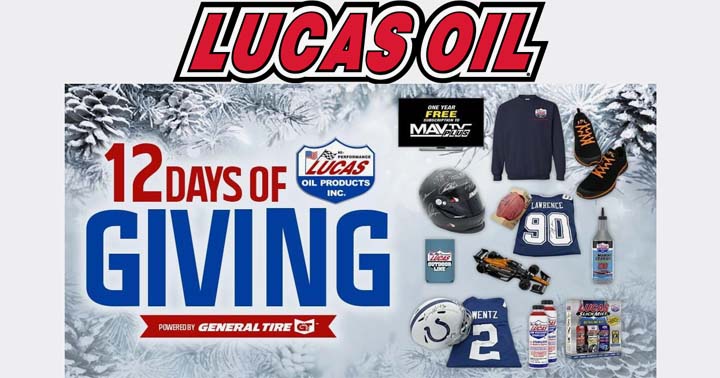 Lucas Oil 12 Days of Giving Sweepstakes