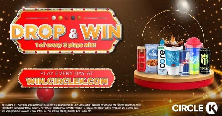 Circle K Drop and Win Sweepstakes