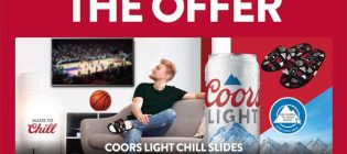 Coors Light x Basketball Slides Promotion