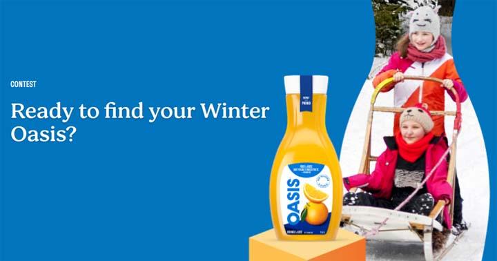 Ready to find your Winter Oasis ? Contest