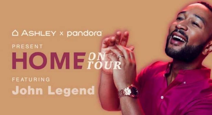 Ashley & Pandora Home on Tour John Legend Sweepstakes