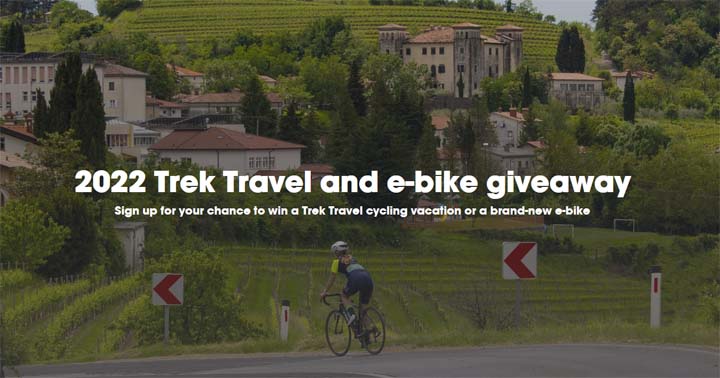 Trek Travel and e-Bike Sweepstakes