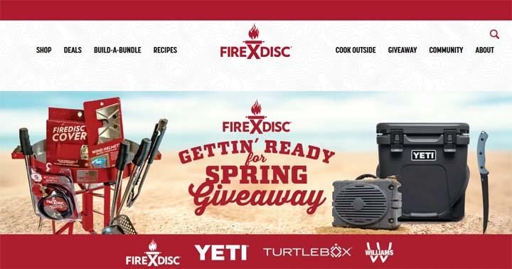 FireDisc Giveaway Get Ready for Spring Sweepstakes