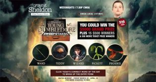 Young Sheldon Young Dumbledore Sweepstakes