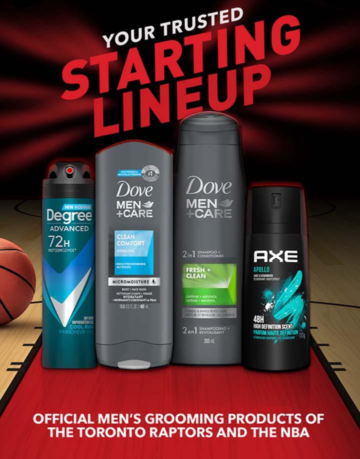 Prizes of the Unilever Your Trusted Starting Lineup Contest