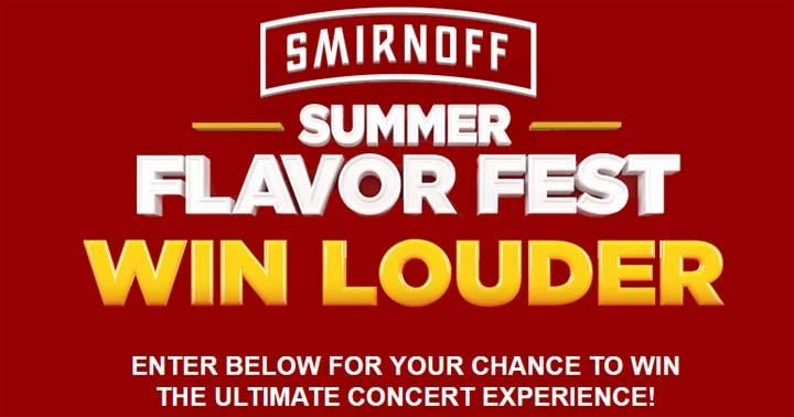 Smirnoff Summer Flavor Fest Sweepstakes