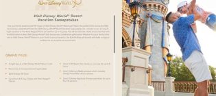 Walt Disney World Resort Vacation Sweepstakes