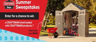 Craftsman Days Lowe's Summer Sweepstakes