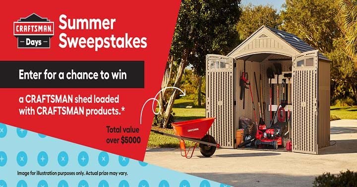 Craftsman Days Lowe's Summer Sweepstakes