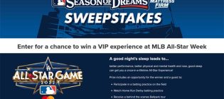MLB and Mattress Firm Season of Dreams Sweepstakes