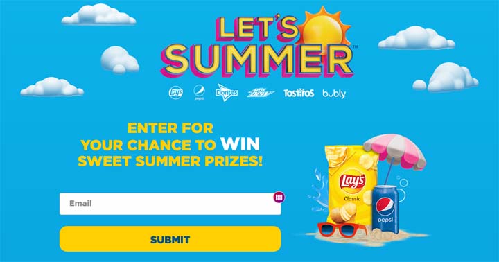 Pepsi Let’s Summer Promotion Sweepstakes