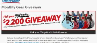 Sweetwater Sound Monthly Giveaway