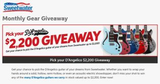 Sweetwater Sound Monthly Giveaway