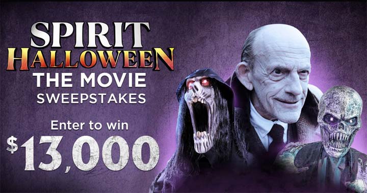 $13,000 Spirit Halloween the Movie Sweepstakes