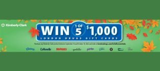 Kimberly-Clark Fall Essentials Contest at London Drugs