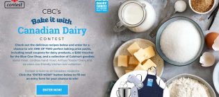 CBC’s Bake it with Canadian Dairy Contest
