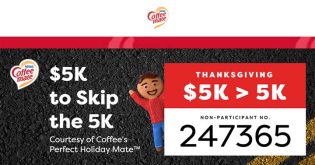 Coffee mate $5K to Skip the 5K Sweepstakes