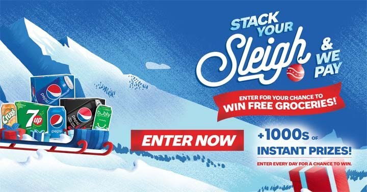 Pepsi Stack your Sleigh & we pay Contest