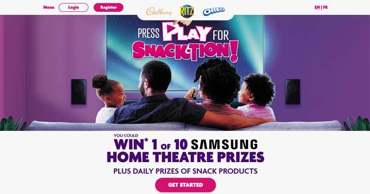 Mondelez Play for Snacktion Contest