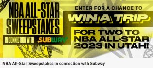 NBA All-Star Sweepstakes in connection with Subway
