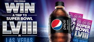 Pepsi Zero Sugar Scan to Win Super Bowl Contest