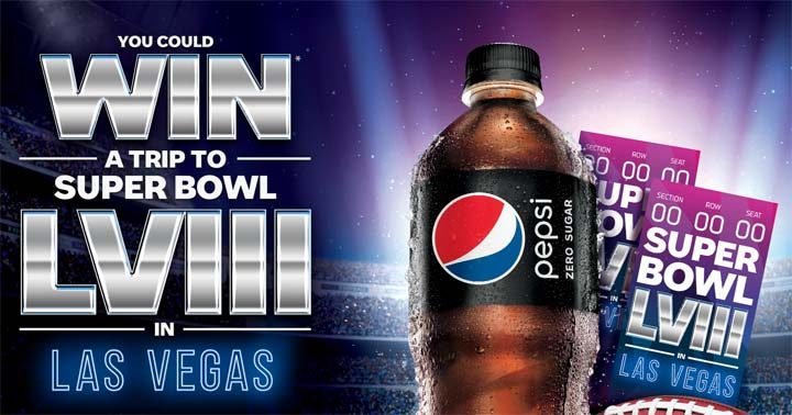 Pepsi Zero Sugar Scan to Win Super Bowl Contest