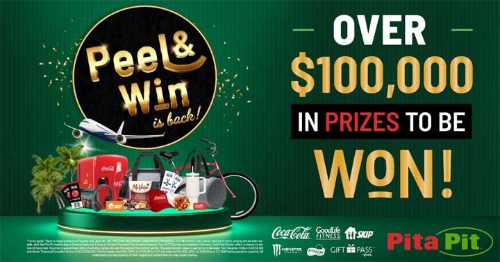 Pita Pit Peel and Win Contest