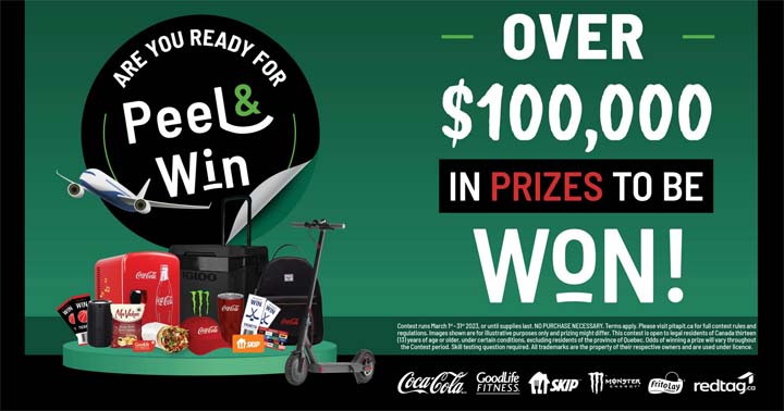 Pita Pit Peel and Win Contest