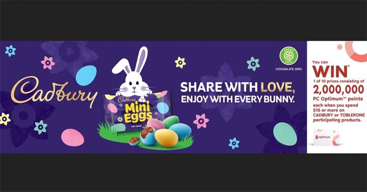 Shoppers Drug Mart Mondelez Cadbury Easter Contest