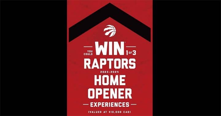 Unilever Raptors Home Opener Contest