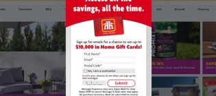 Home Hardware $10,000 Gift Card Contest