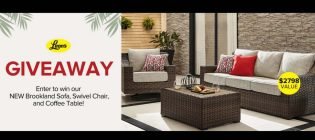 Leon's Brookland Outdoor Sofa Set Giveaway