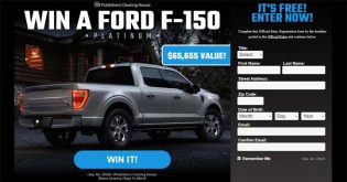 PCH Win a Ford F-150 Platinum Giveaway 20028