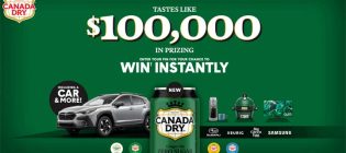 Canada Dry Tastes Like $100,000 Contest