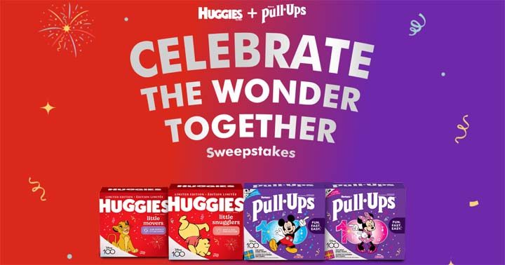 Huggies + Pull-Ups Celebrate the Wonder Together Sweepstakes