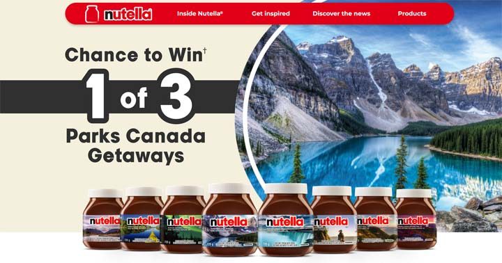 Nutella Savour the Beauty of Canada Contest