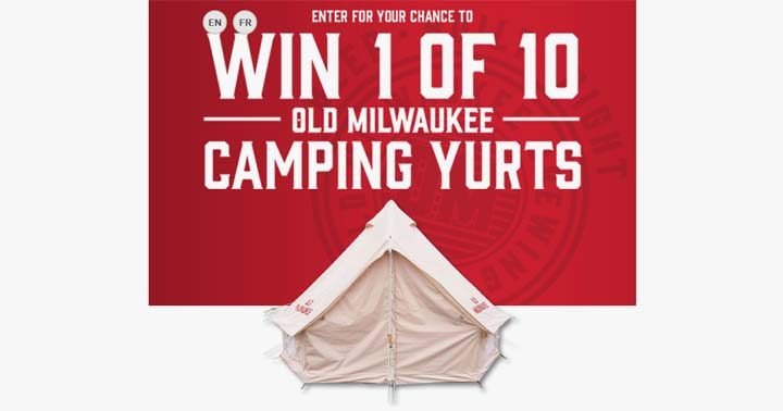 Old Milwaukee Camping Yurt Contest