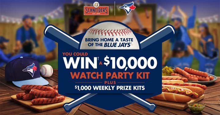 Schneiders Bring Home the Blue Jays Contest